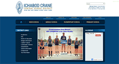 Desktop Screenshot of ichabodcrane.org
